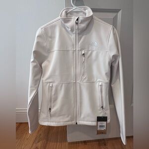 NWT The North Face W Apex Bionic Jacket in White Dune